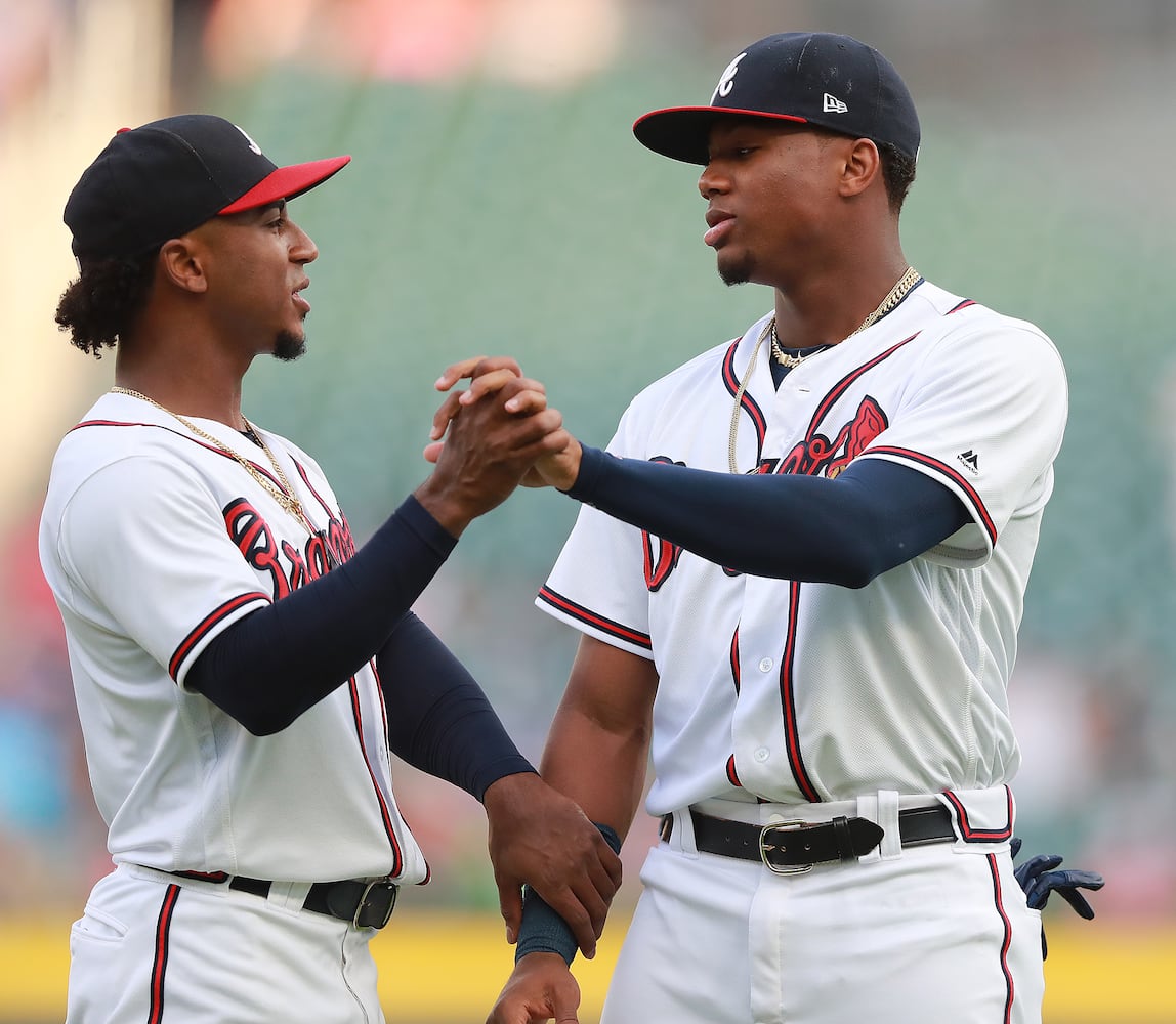 Photos: Braves seek to end skid against the Blue Jays