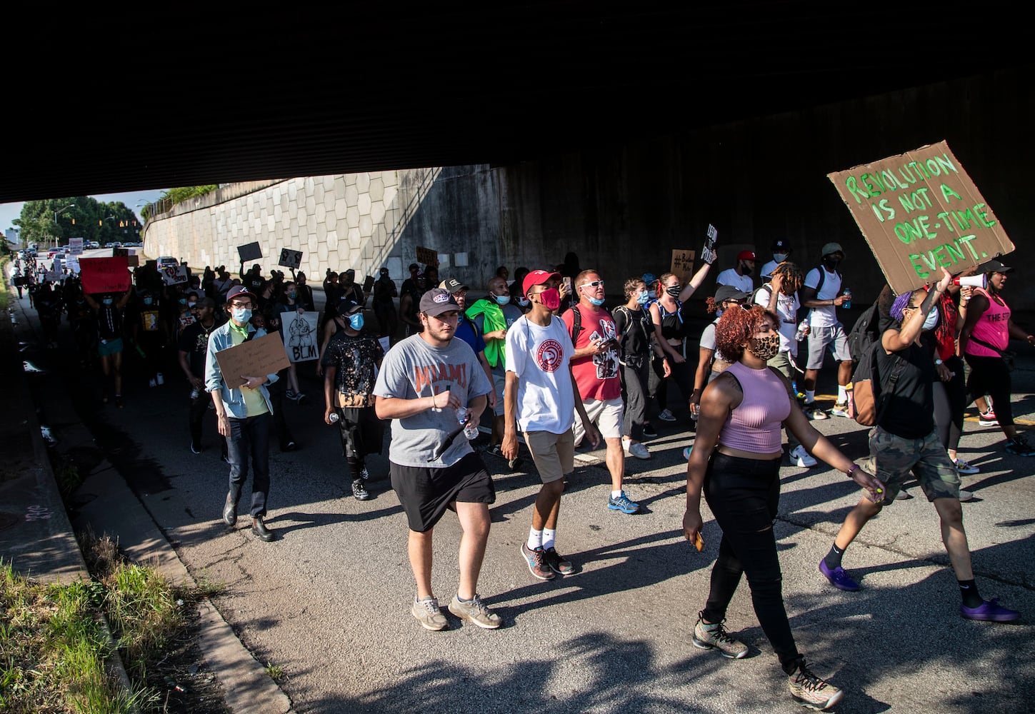 PHOTOS: Protests continue in Atlanta over recent fatal police shooting