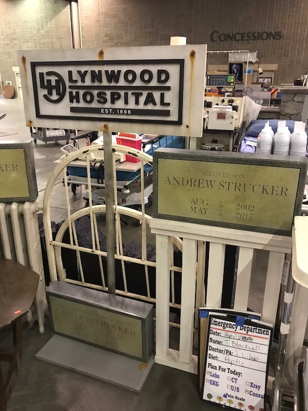 Given the name of the hospital and the Andrew Strucker placque, these props come from "The Gifted."