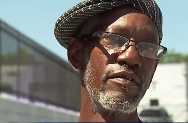 Patrick Blake at a vigil held for his son, Jerome, in April 2016.