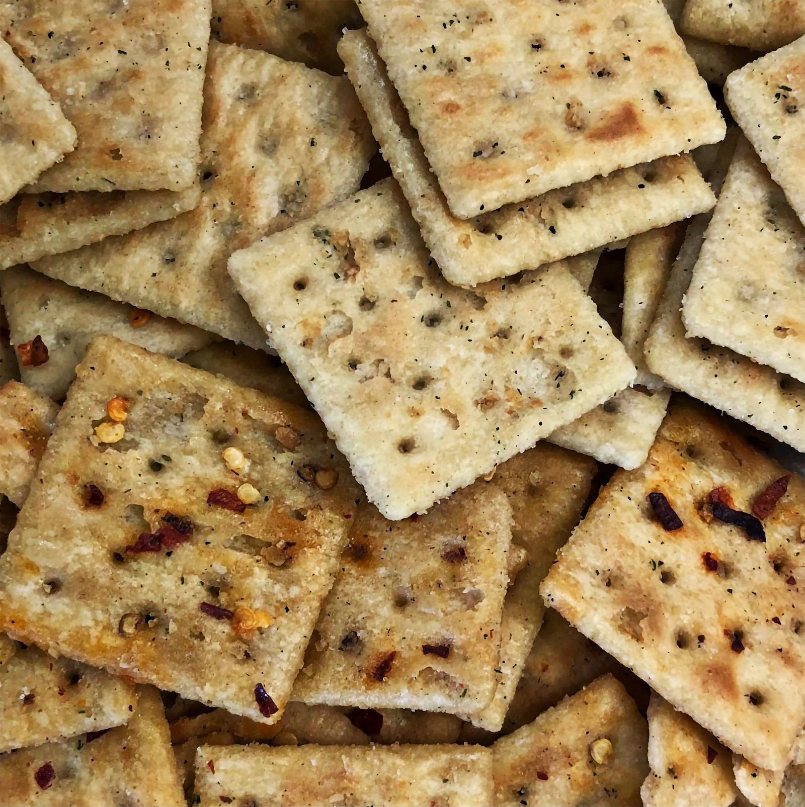 Seasoned saltines. (Courtesy of Krackers)