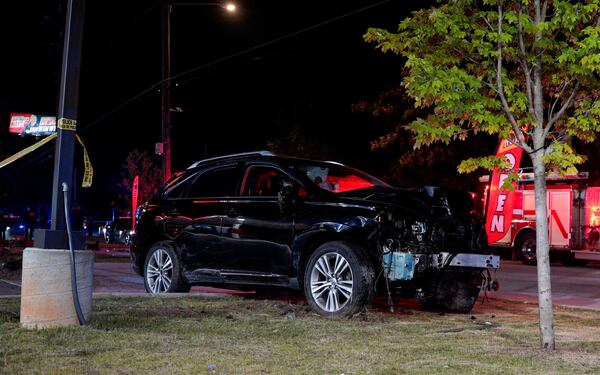 Atlanta police are investigating after two people were struck by a vehicle Saturday night on Pryor Street at University Avenue. 