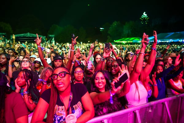 A scene from One Music Fest in October 2024 at Atlanta's Central Park. 