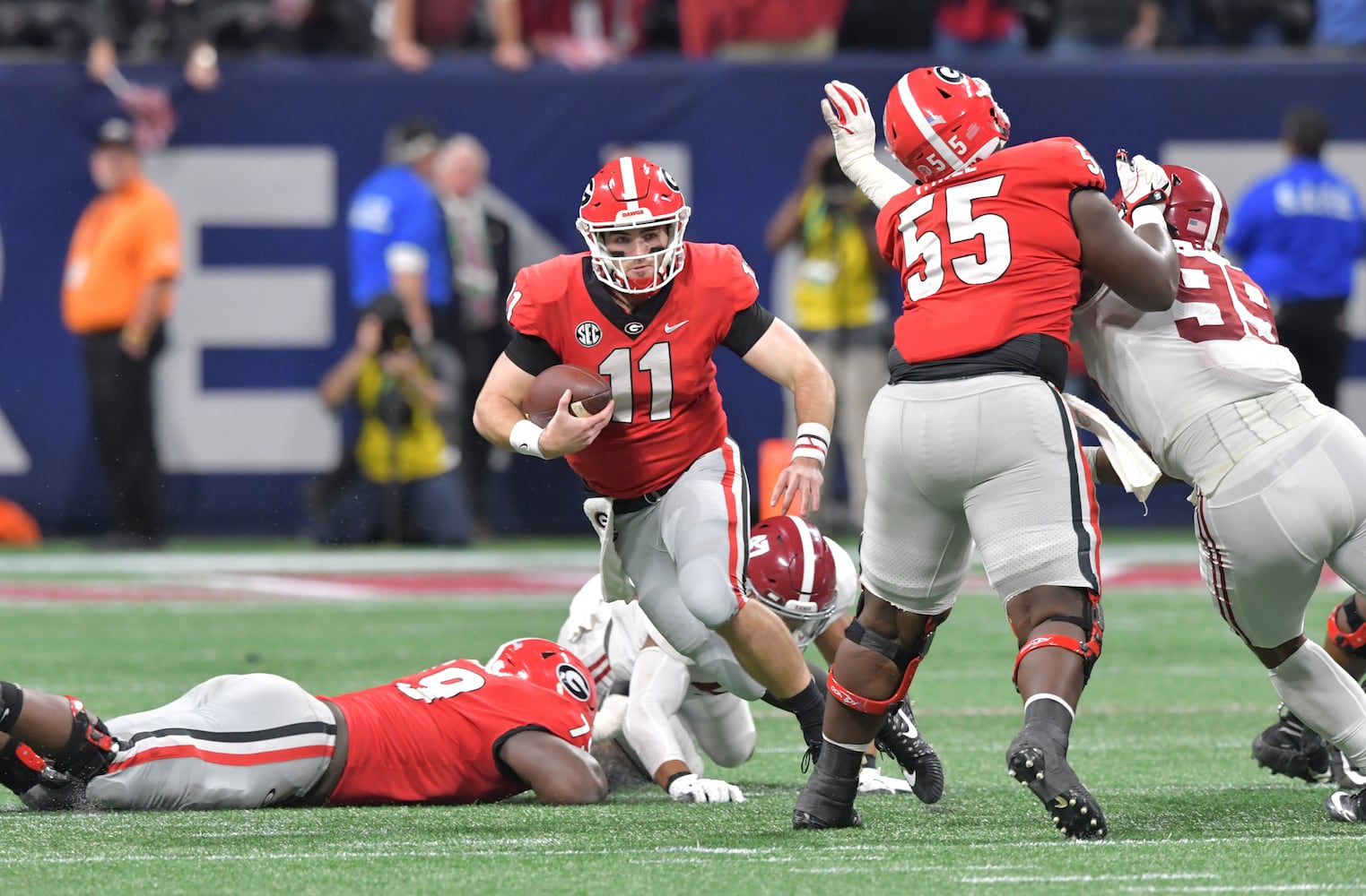 Photos: Bulldogs fall to Alabama in SEC Championship game