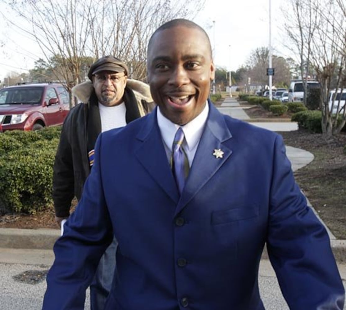 Ex-sheriff Victor Hill in Clayton court