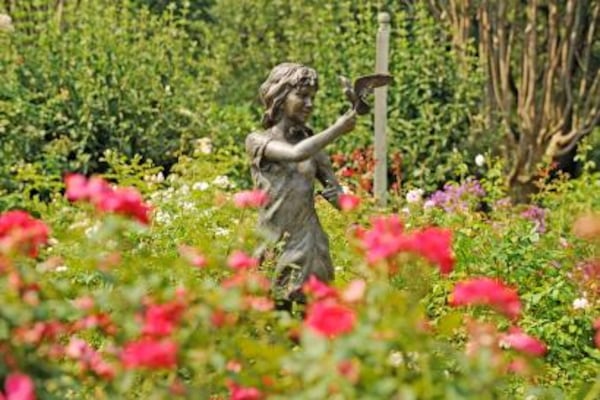 The Carter Center's popular Rose Garden — with more than 40 colorful varieties, plus circular sidewalks and benches for relaxed viewing — is open daily from 6 a.m. to dark.