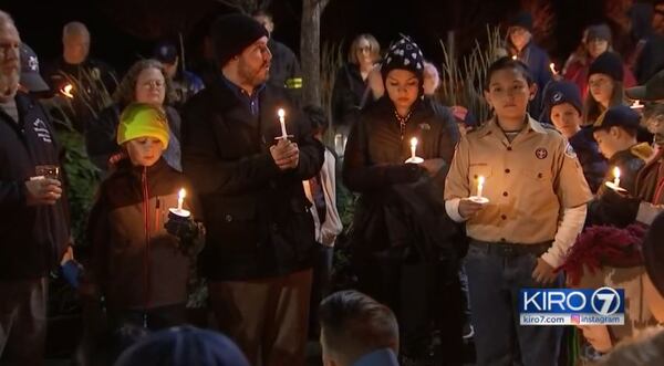 A vigil was held to remember the victims of this week's deadly train derailment in Washington.