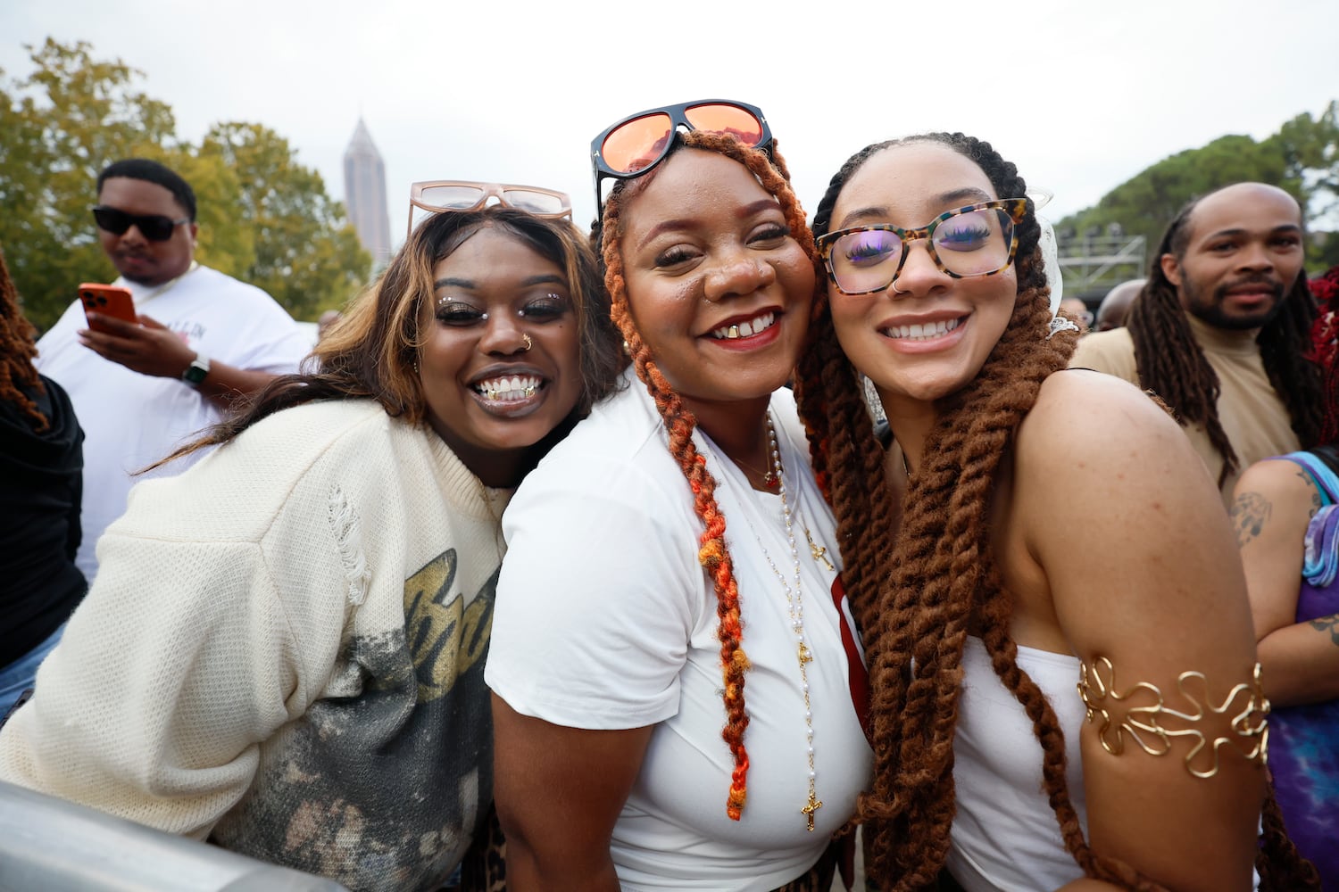 Crowd scene at the 2024 One Musicfest in Central Park