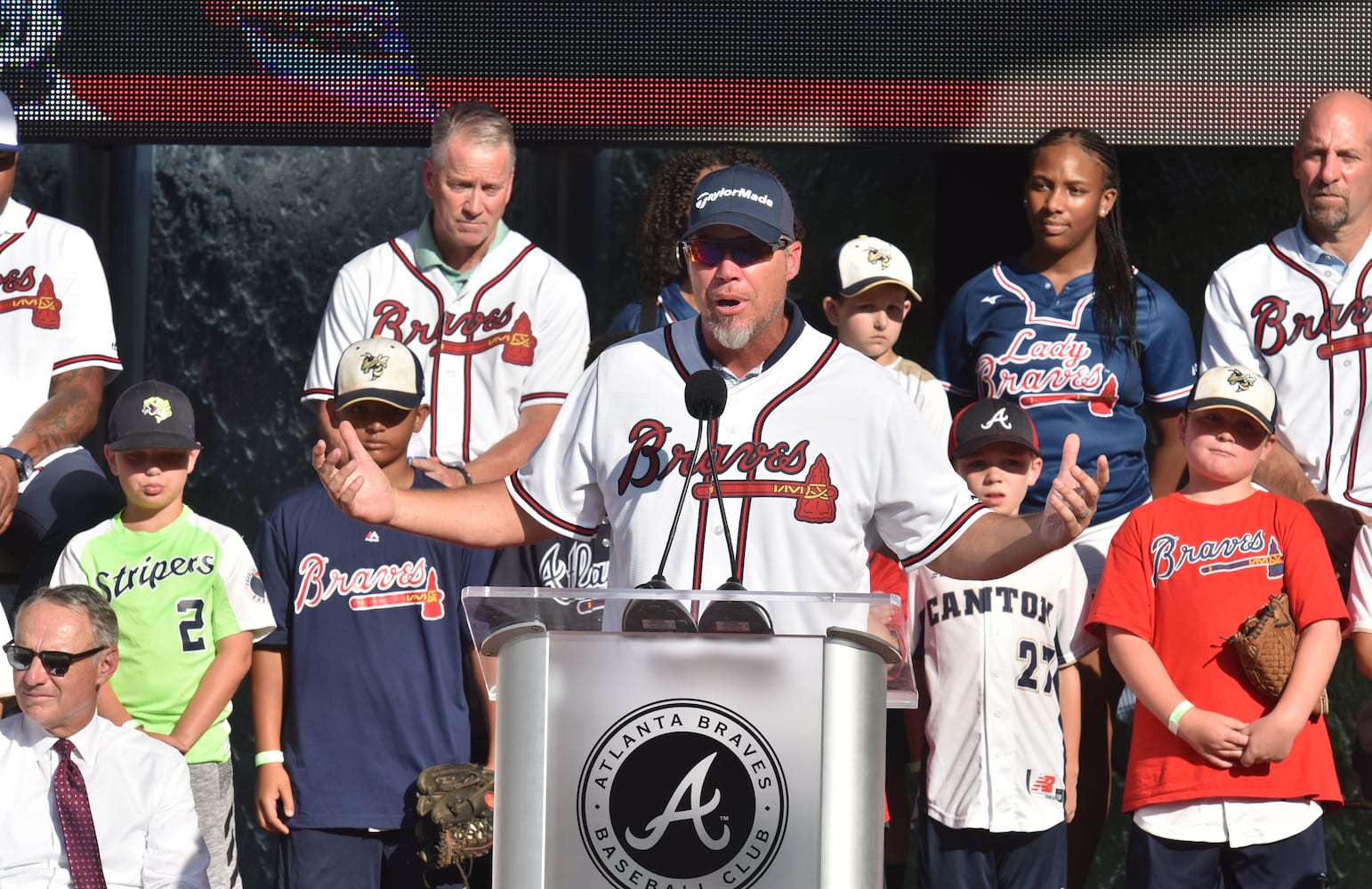 Photos: Braves celebrate landing All-Star game