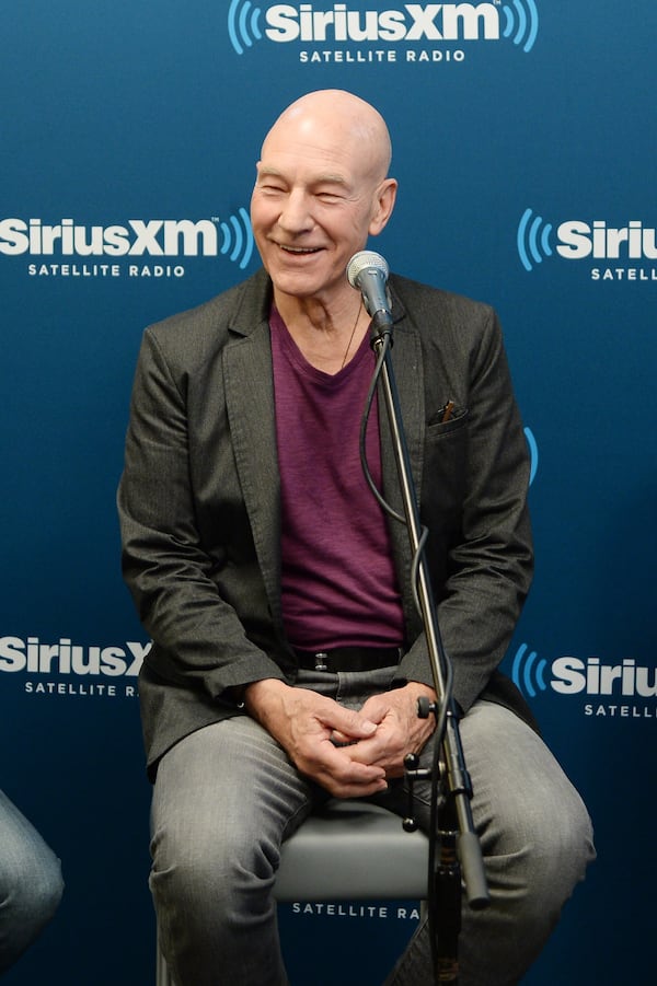 NEW YORK, NY - MAY 21: Actor Sir Patrick Stewart of X-MEN: DAYS OF FUTURE PAST participates in the SiriusXM Town Hall at the SiriusXM Studios on May 21, 2014 in New York City. (Photo by Dimitrios Kambouris/Getty Images for SiriusXM) NEW YORK, NY - MAY 21: Actor Sir Patrick Stewart of X-MEN: DAYS OF FUTURE PAST participates in the SiriusXM Town Hall at the SiriusXM Studios on May 21, 2014 in New York City. (Photo by Dimitrios Kambouris/Getty Images for SiriusXM)