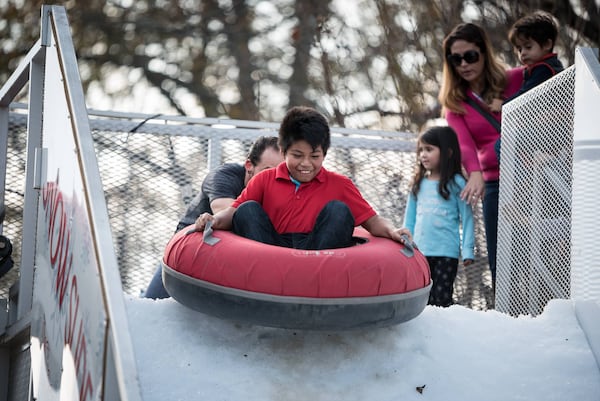 Duluth’s Deck the Hall event, scheduled for Saturday, Dec. 7, will feature a giant snow slide. (Courtesy of the city of Duluth)