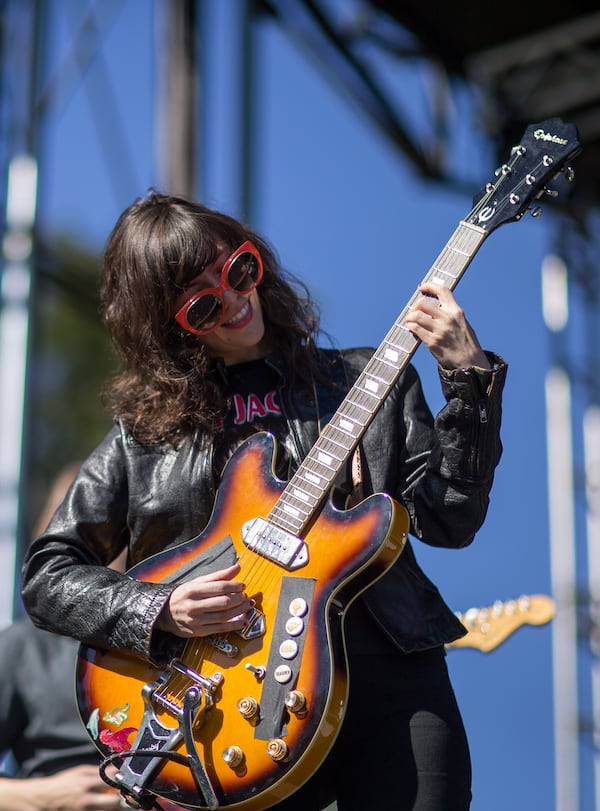 Natalie Prass opened the 2015 edition of Parklife. Photo: BRANDEN CAMP/SPECIAL TO THE AJC.