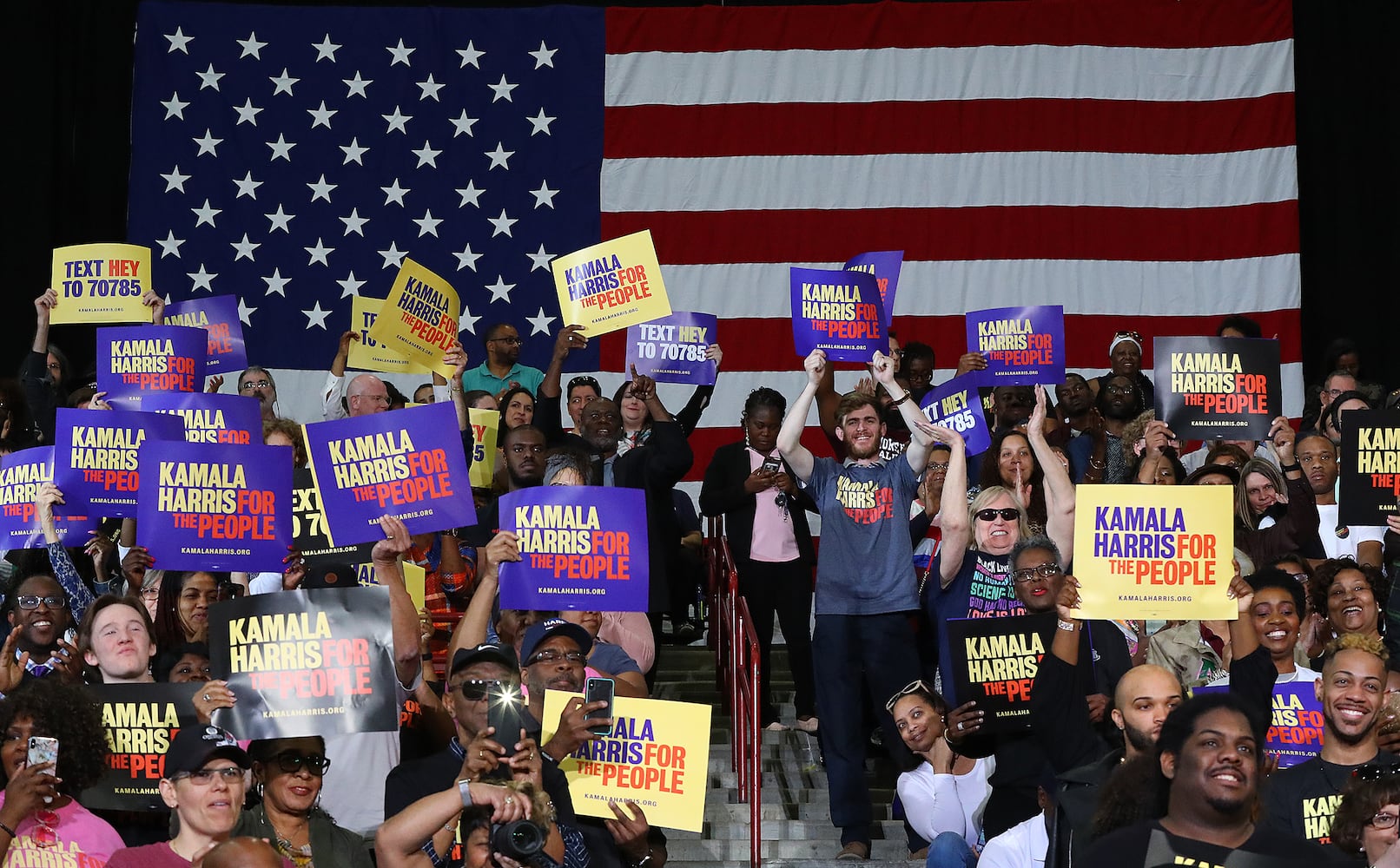 PHOTOS: Kamala Harris visits Ebenezer, Morehouse