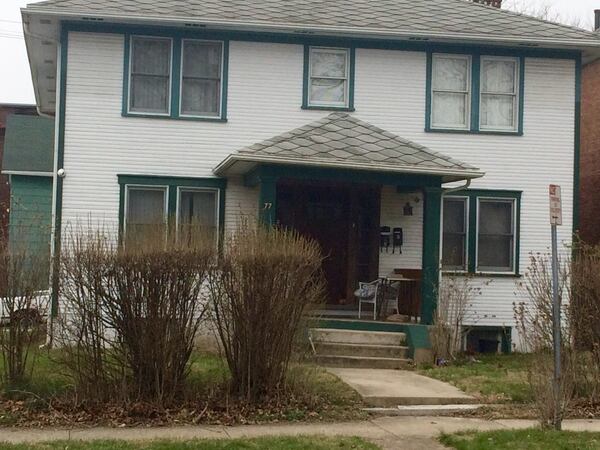 The house on Huffman Avenue where Taylor Brandenburg was fatally shot March 12, 2017. MARK GOKAVI/STAFF