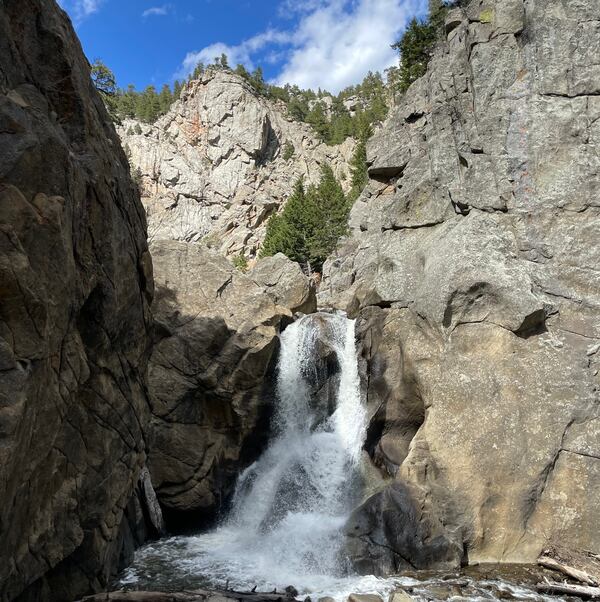 Boulder Falls is sometimes referred to as the "Yosemite of Boulder Canyon."