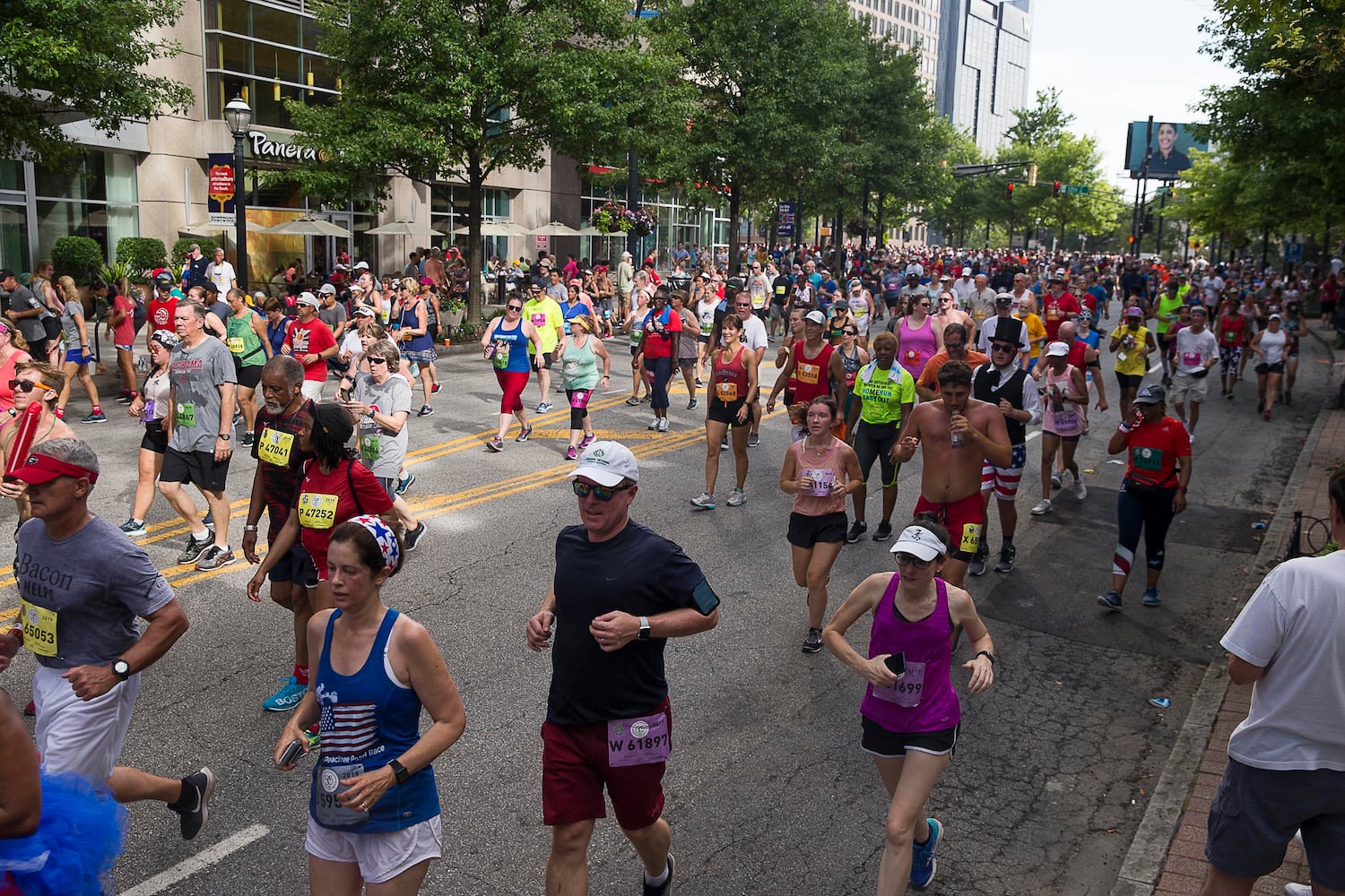 PHOTOS: Scenes at 2019 AJC Peachtree Road Race