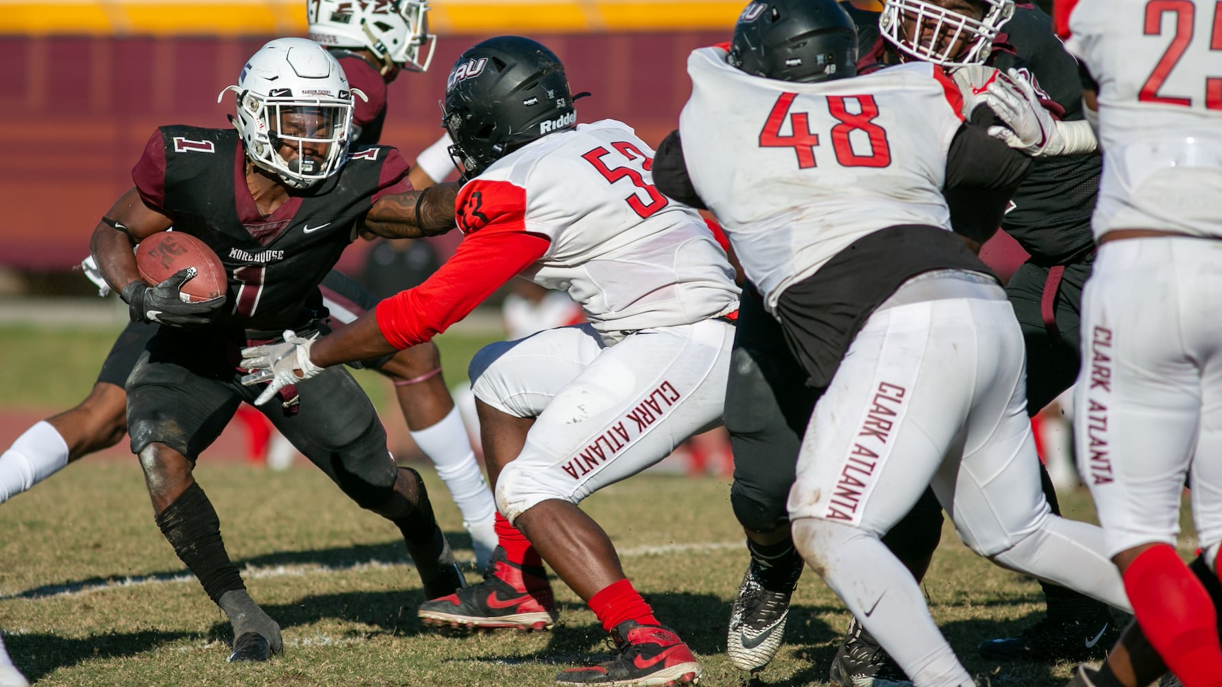 Photos: Neighborhood rivals Morehouse, Clark Atlanta square off