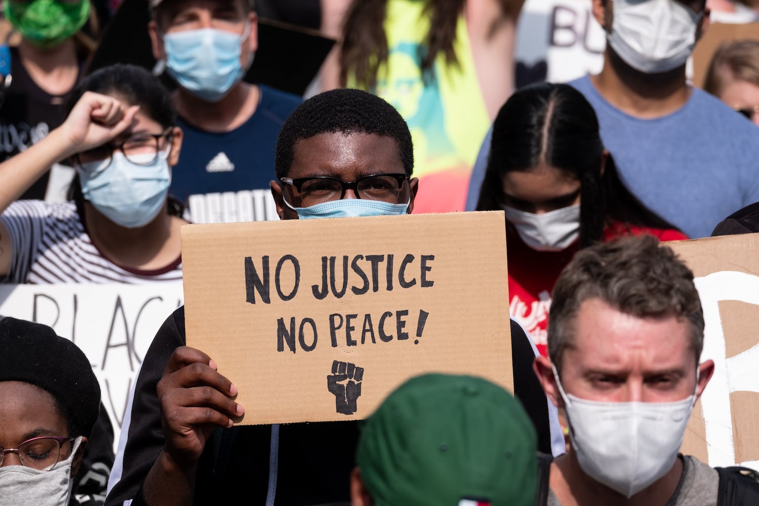 PHOTOS: Protesters gather across metro Atlanta