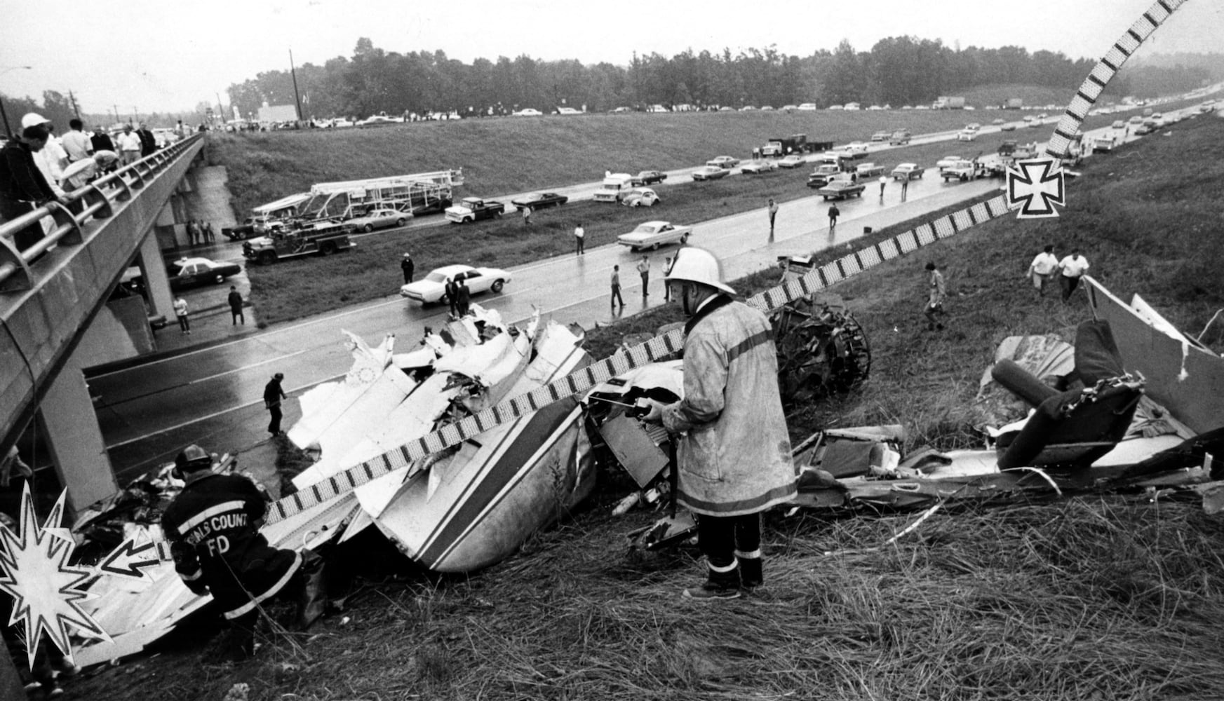 May 1970: The Lehigh Flight 701 crash on I-285