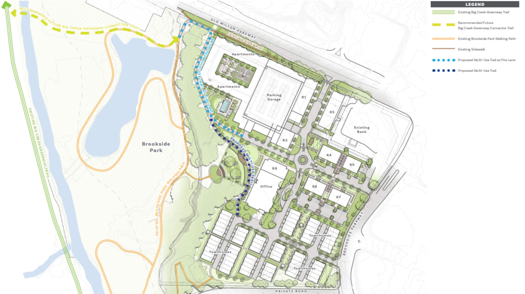 Brookside Site Map