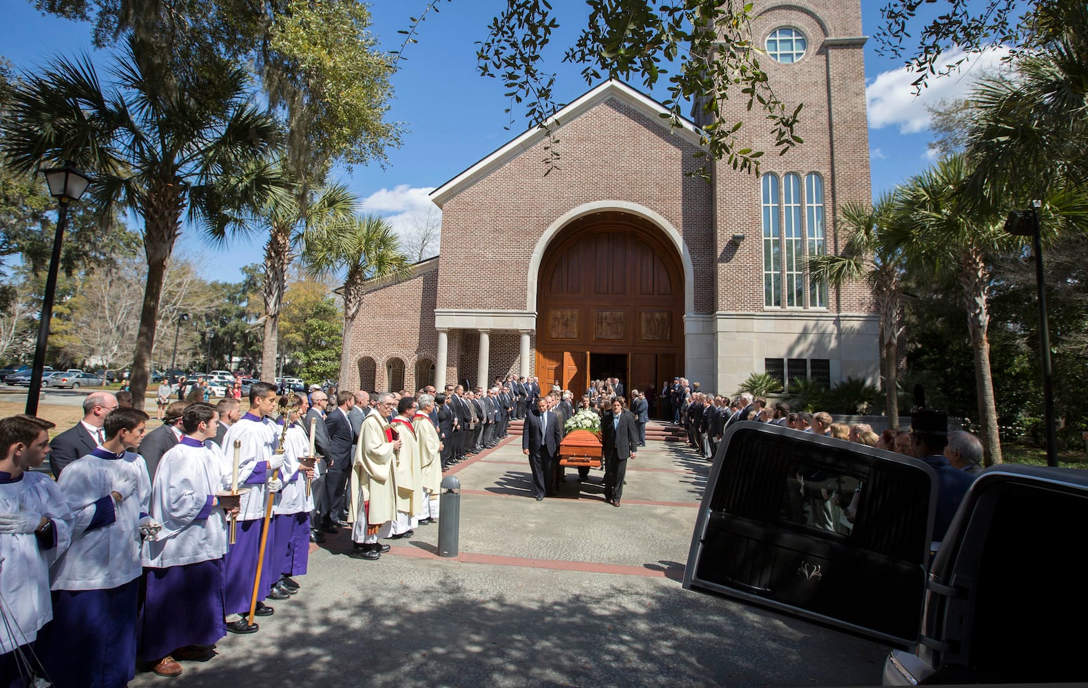 Pat Conroy's funeral