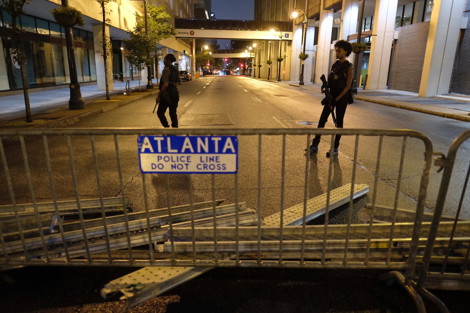 downtown atlanta protest