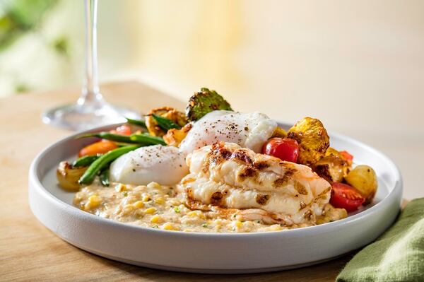 Lobster with polenta and eggs from Seasons 52.