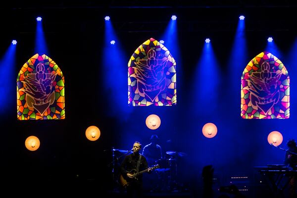 Jason Isbell and his four bandmates capped the second year of Parklife music festival. Photo: BRANDEN CAMP/SPECIAL TO THE AJC.