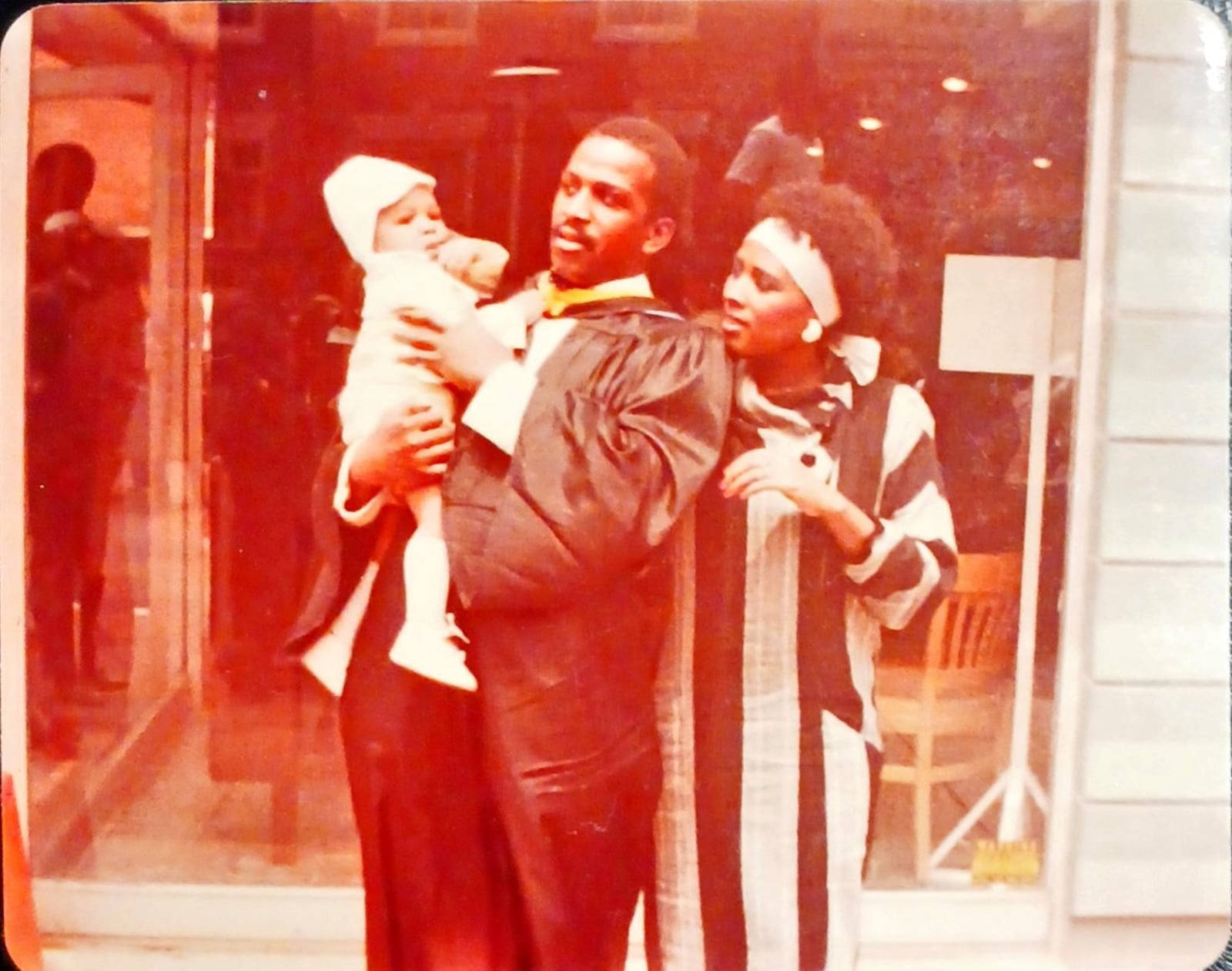 Ivan Thomas as a baby at his dad's Graduation at Howard in 1984. Thomas would go on to graduate from Howard like his father, public relations executive Jerry Thomas. Courtesy of Ivan Thomas