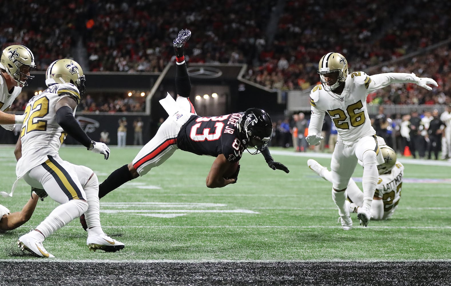 Photos: Falcons seek another win over the Saints