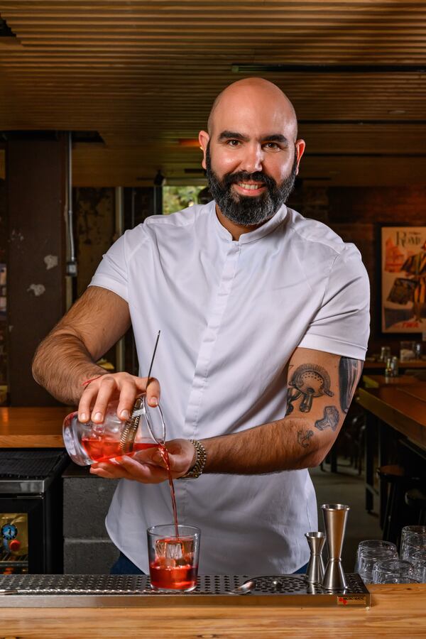 Forza Storico bartender Jose Pereiro has fond memories of a special mezcal cocktail he created. Courtesy of Jose Pereiro