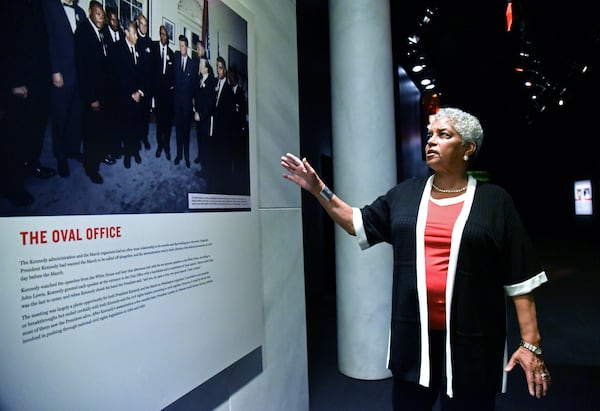 Shirley Franklin at the National Center for Civil and Human Rights: “All of a sudden, I realized that you just had to be black to be lynched.” HYOSUB SHIN / HSHIN@AJC.COM