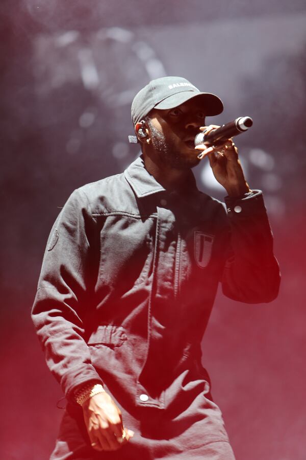 09/14/2019 -- Atlanta, Georgia - 6lack performs at Music Midtown in Peidmont Park, Saturday, September 14, 2019. (Tyson Horne/Tyson.Hore@ajc.com)