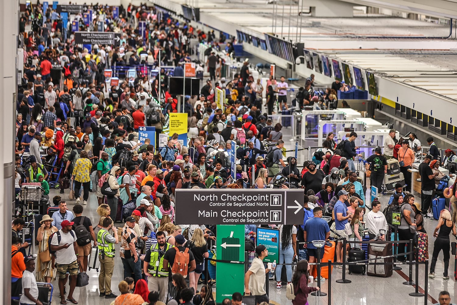 Hartsfield-Jackson crowds July 19, 2024