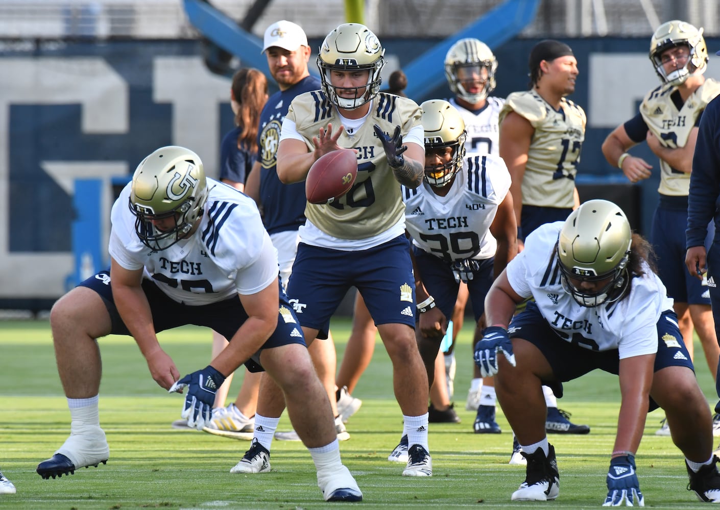 Georgia Tech football practice photo