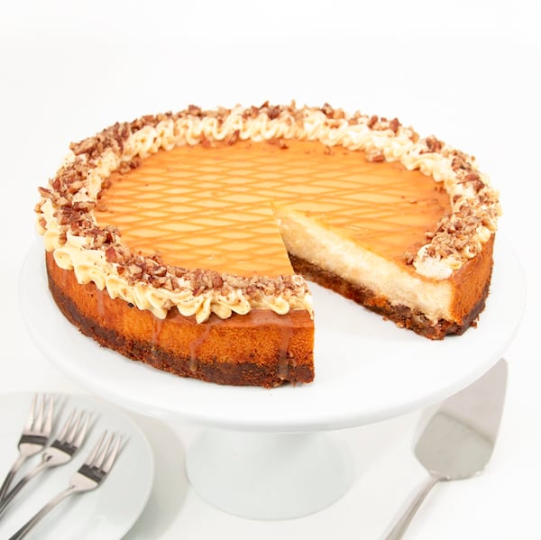 Caramel pecan cheesecake from Zambawango