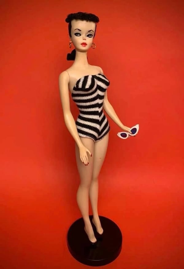 The "Barbie" movie starts with a scene based on a vintage Barbie — seen here from the collection of Atlanta resident Russell Gandy. Photo: Courtesy of Russell Gandy