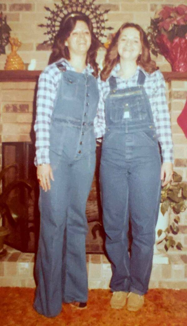 Pamela Ray, left, and her sister, Rhonda Bishop, were five years apart, but extremely close. The two are shown in an undated family photo.