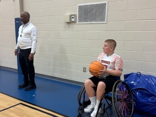 Champ Ryan prepares to inbound the ball in a recent game.