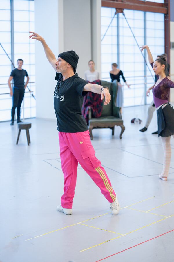 Johan Kobborg, the former Royal Danish Ballet principal dancer, is guiding the Atlanta Ballet's 2023 production of “La Sylphide.” Photo: Kim Kenney