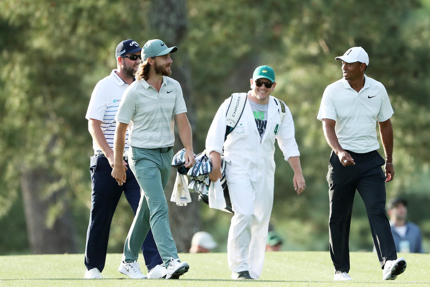 Photos: Tiger Woods’ second round at the Masters