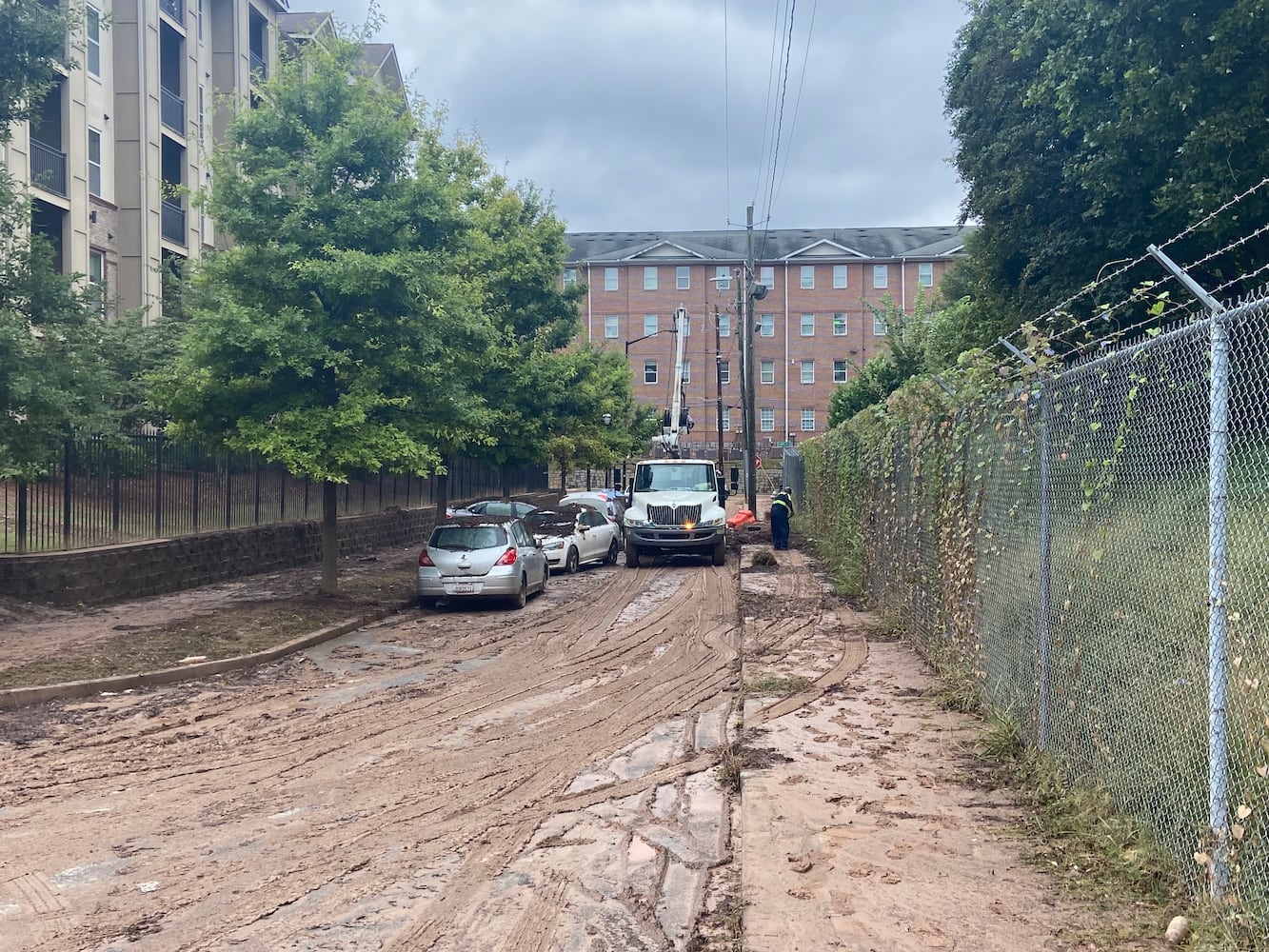 Classes resume at mud-caked Clark Atlanta University