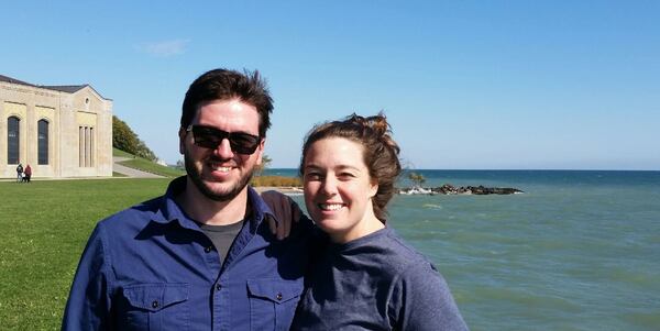 Sarah Candler and Ted McKenna planned a Houston wedding for Sept. 3 but Hurricane Harvey intervened. Photo: courtesy The Knot