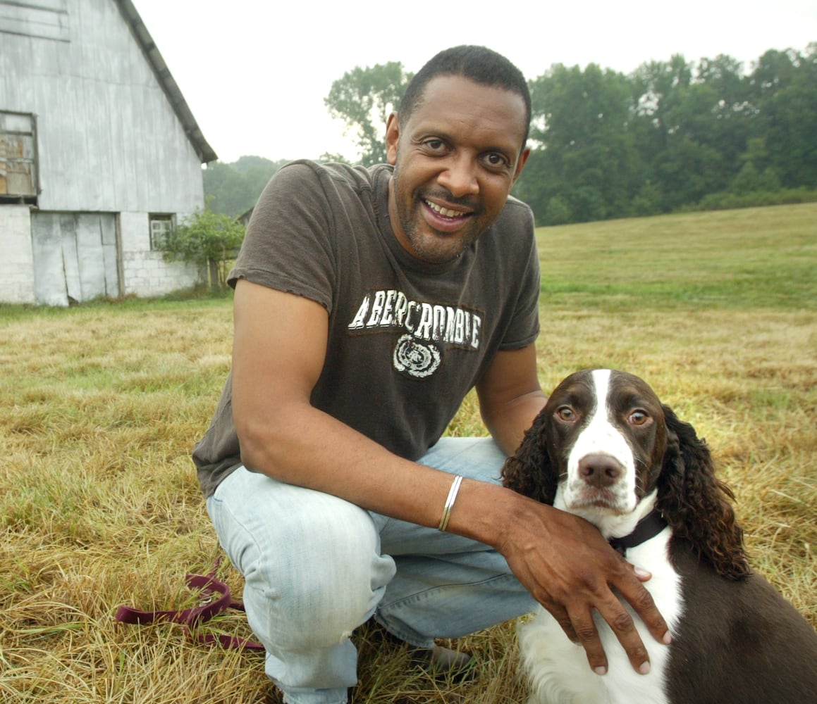 An outing with his dog