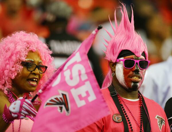 Fans such as these deserve more than a hopeless season. CURTIS COMPTON / CCOMPTON@AJC.COM Can Falcons fans practice restraint? (Curtis Compton, AJC)