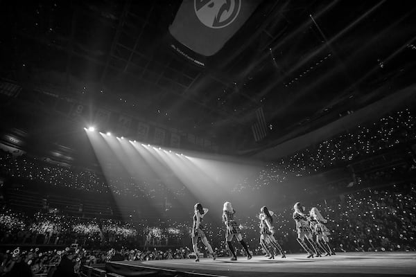 TWICE performs to a sold-out crowd at State Farm Arena on Thursday, Feb. 24, 2022. (Photo courtesy of JYP Entertainment)