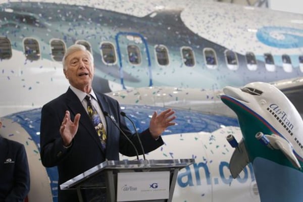 Bernie Marcus, chairman and CEO of the Georgia Aquarium, was on hand when AirTran's "Dolphin 1", a Boeing 737, was unveiled on March 31, 2011. The subsequent opening of Georgia Aquarium's $110 million aquarium was protested by some animal advocates.