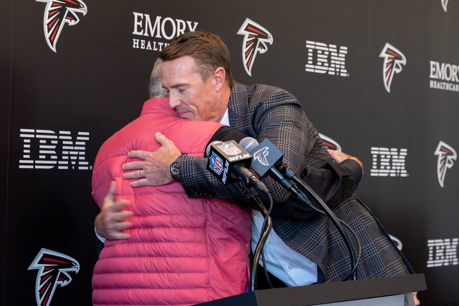 Matt Ryan retirement press conference photo
