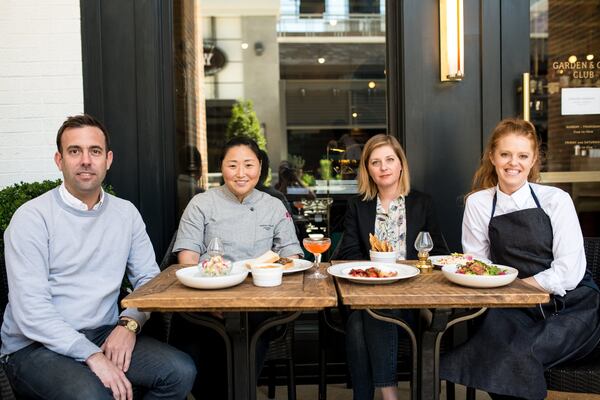 Ann Kim, General Manager Sarah Lawrence, and Beverage Manager Salena Venable. Photo credit- Mia Yakel.