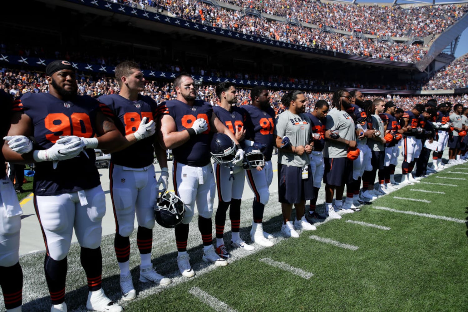 nfl takes a stand on football sunday